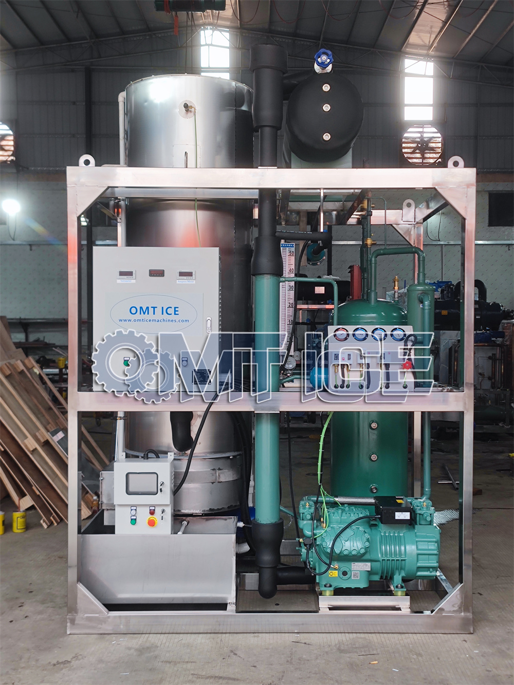 OMT 10ton industrial tube ice machine