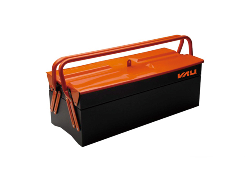 DOUBLE LAYERED DOUBLE HANDLE IRON TOOLBOX