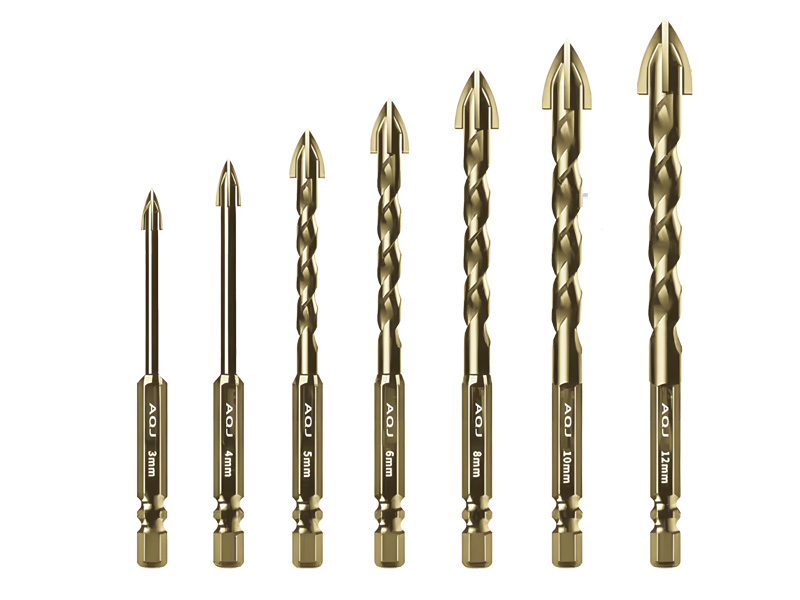 Superhard alloy drill bit