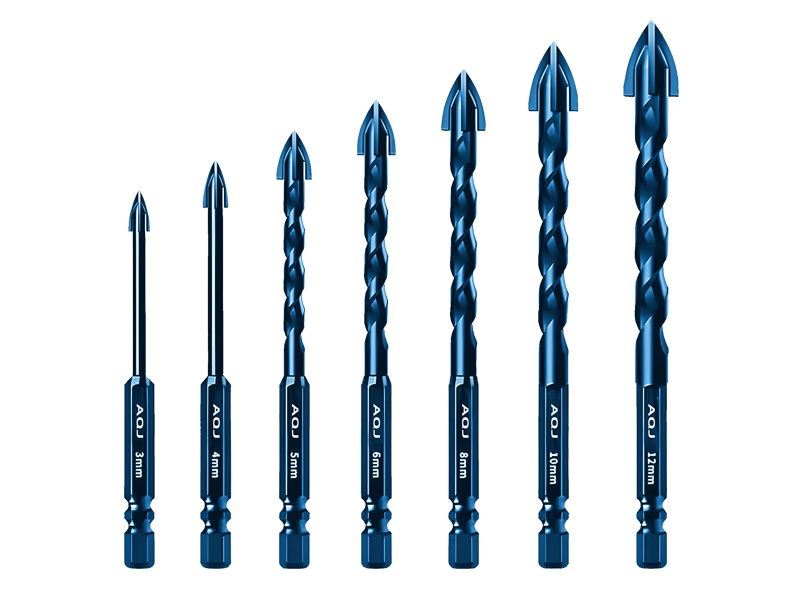 Superhard alloy drill bit
