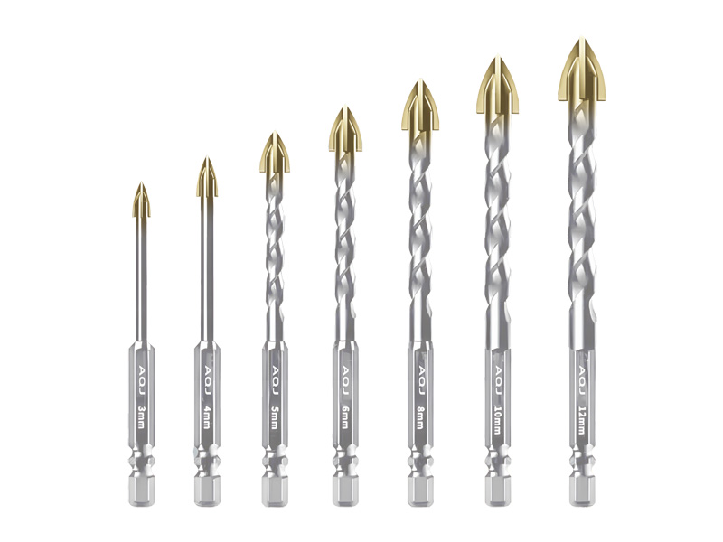 Superhard alloy drill bit